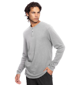 ANDY SOFT TOUCH HENLEY - CONCRETE